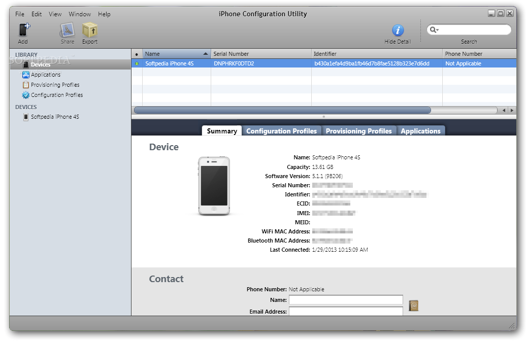 iphone configuration tool