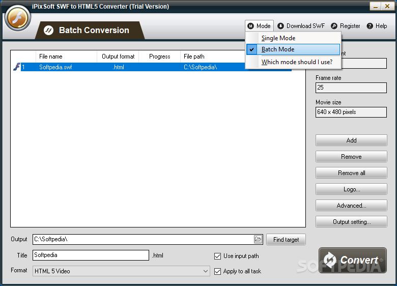 convert swf files to html5