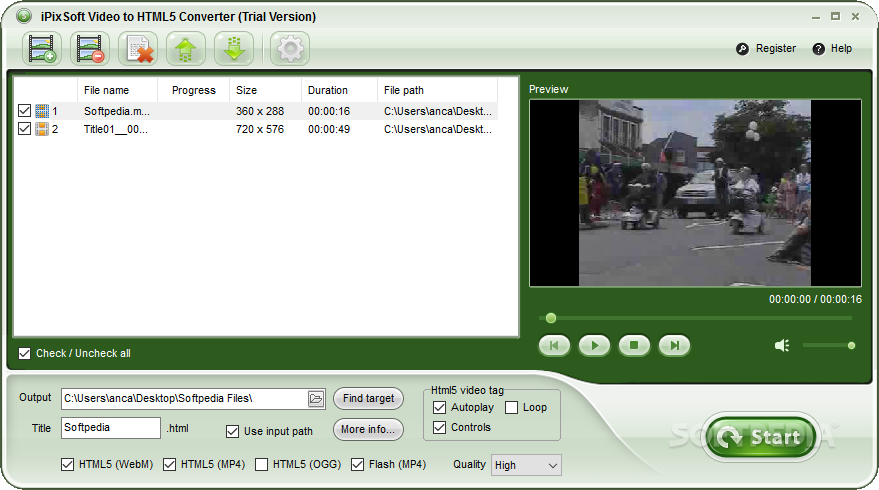 Download Download iPixSoft Video to HTML5 Converter 3.6.0 Free