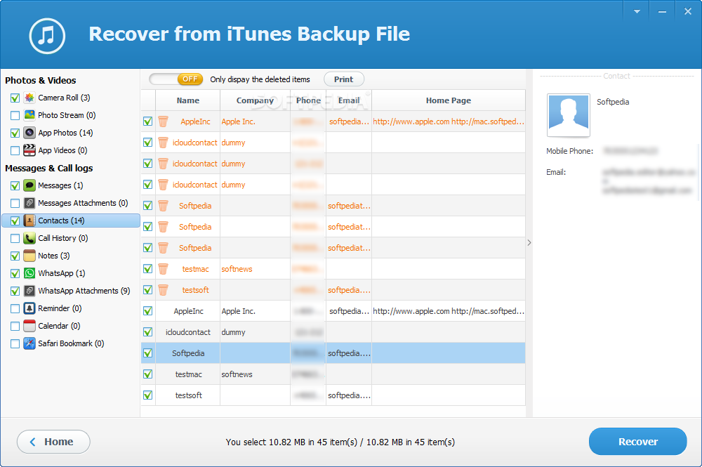 itunes backup extractor free