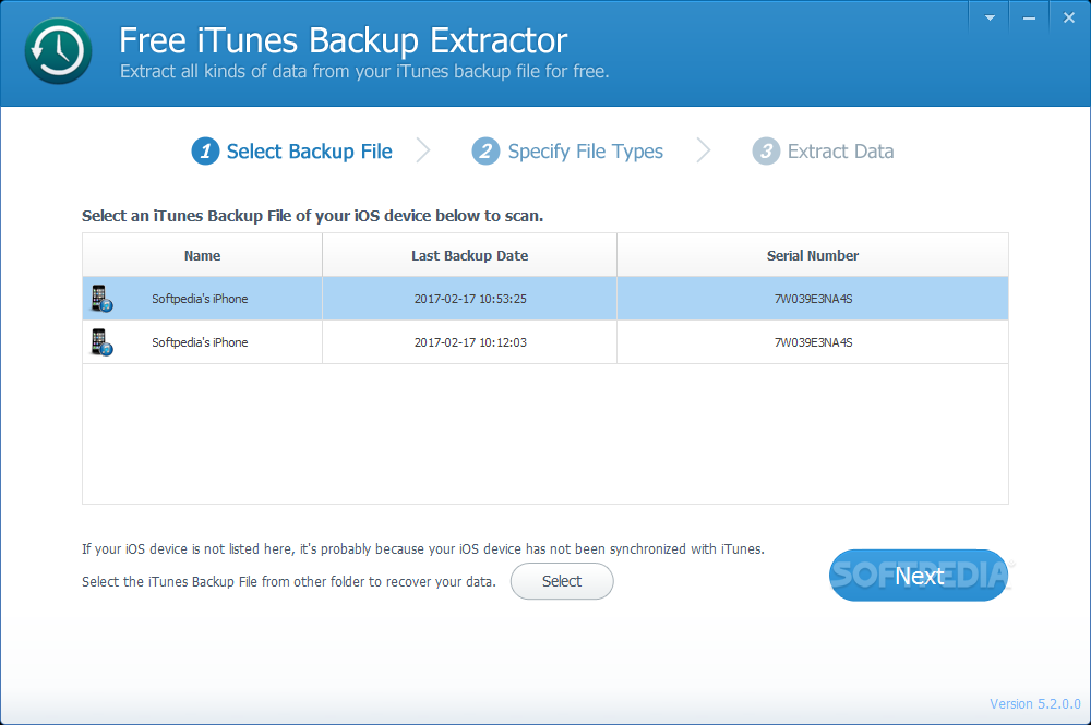 itunes backup file extractor
