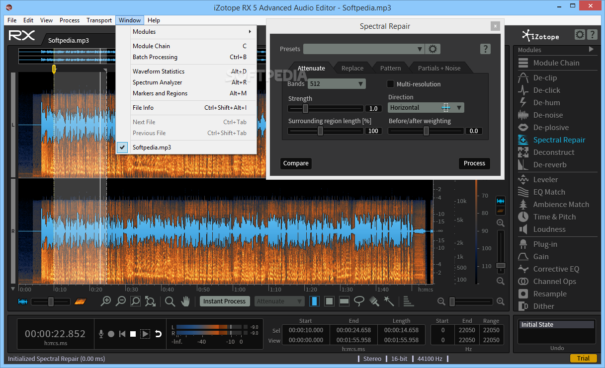 iZotope RX 10 Audio Editor Advanced 10.4.2 download the new version for ipod