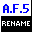 A.F.5 Rename your files icon