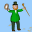 Drunken Leprechaun 3D St Patrick's Day Screensaver icon