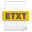 ETXT encrypted text icon