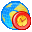 Earth time zone icon