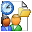Employee Project Clock icon