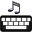 Keyboard Background Piano icon