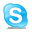 SKYPE glass icon booster pack