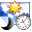 Sun and Moon World Map icon