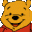 Winnie the pooh clock icon