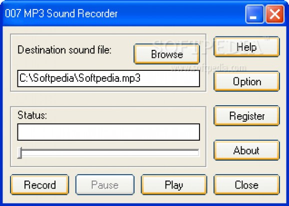 007 MP3 Sound Recorder screenshot