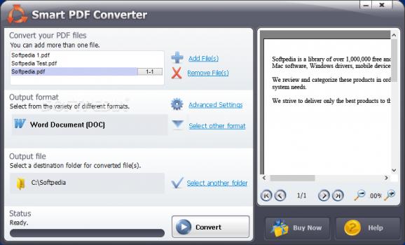 Smart PDF Converter screenshot