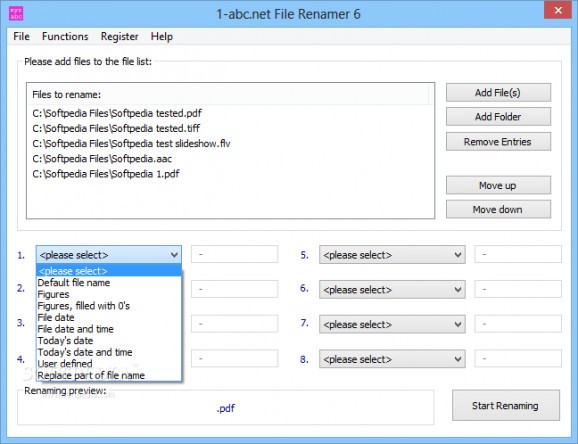 1-abc.net File Renamer screenshot