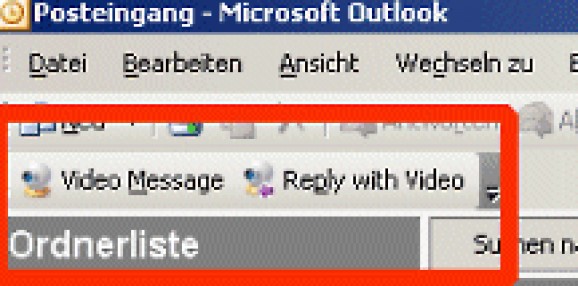 Outlook 2003 Add-in: Video Email screenshot