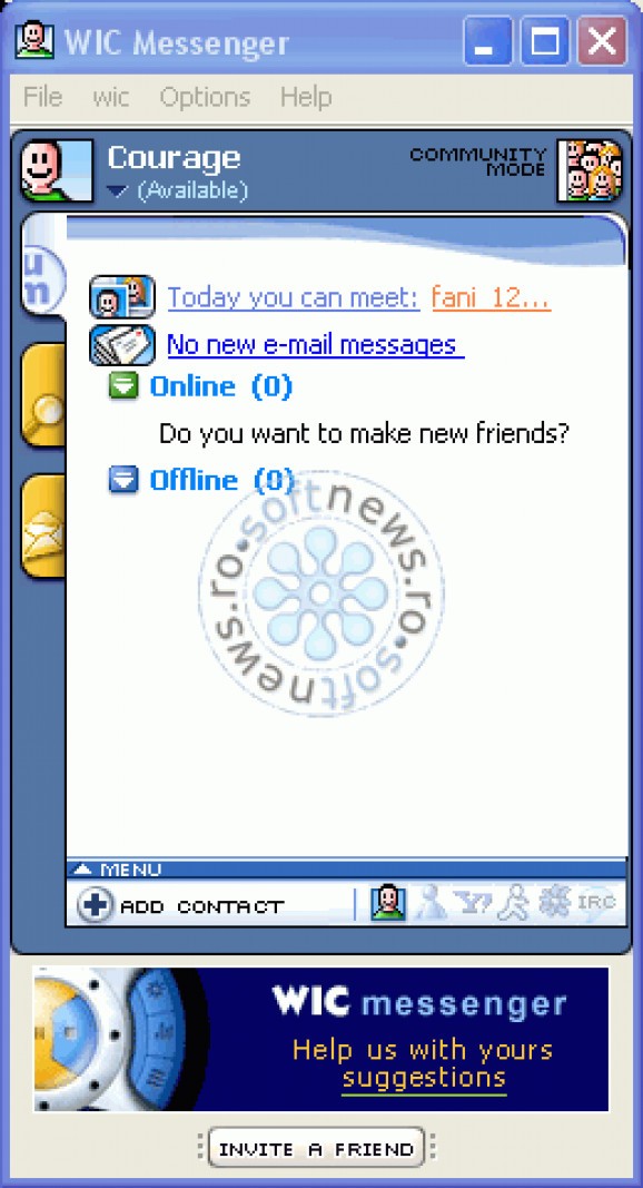 Wic messenger v0.9 screenshot