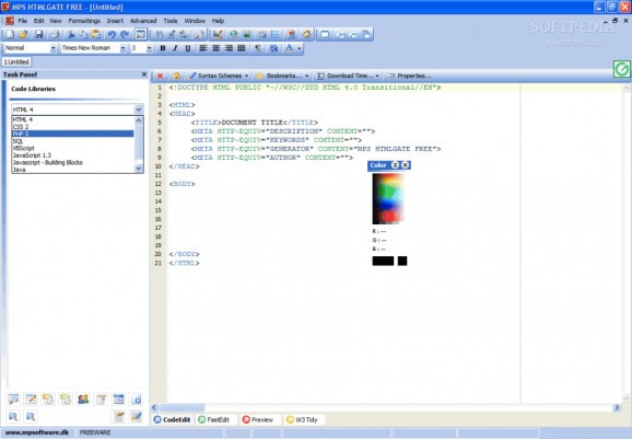 MPS HTMLGate screenshot