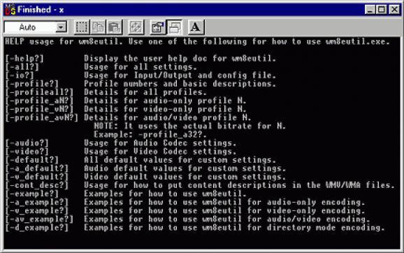 Microsoft Windows Media Video 9 VCM screenshot