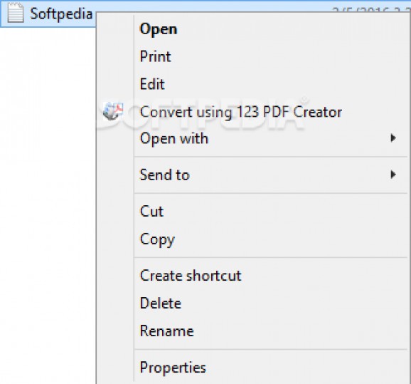 123 PDF Creator screenshot