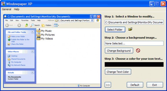 Windowpaper XP screenshot