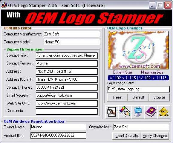 OEM Logo Stamper screenshot