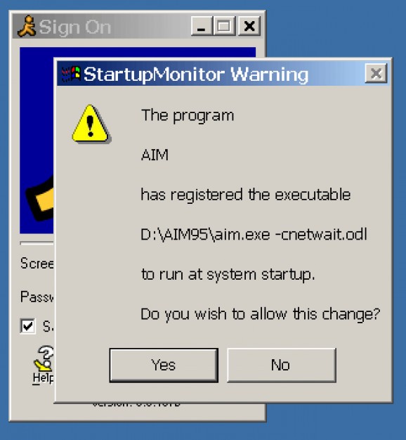 StartupMonitor screenshot