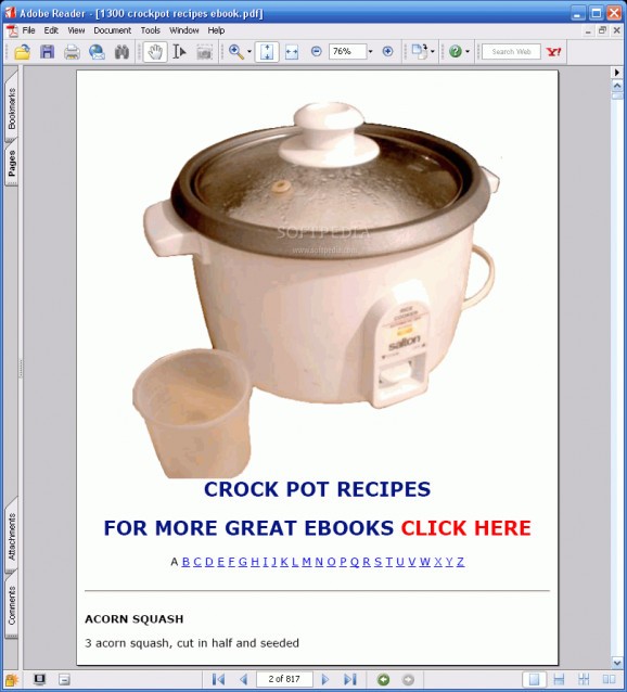 1300 Crockpot Recipes Ebook screenshot