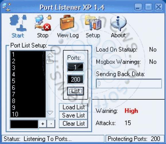 Port Listener XP screenshot