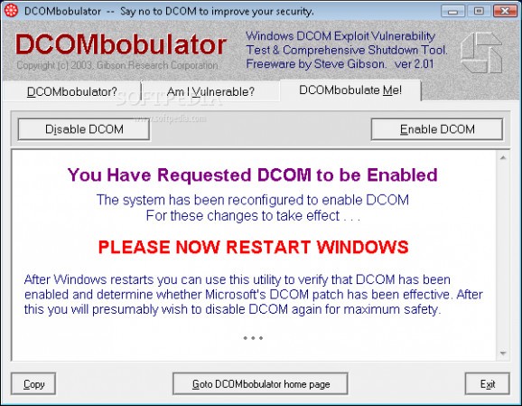 DCOMbobulator screenshot
