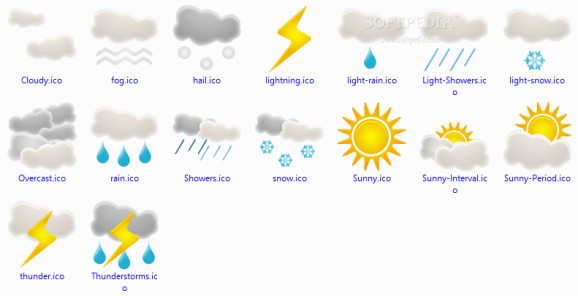 16 Beautiful Weather Icons screenshot