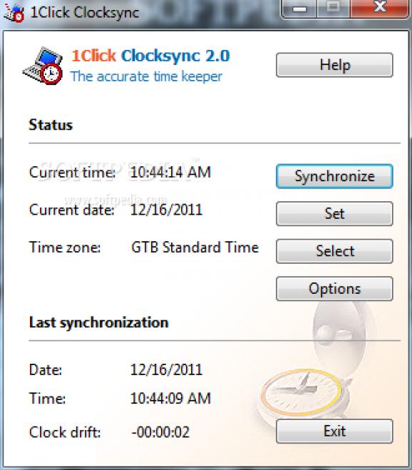 1Click Clocksync screenshot