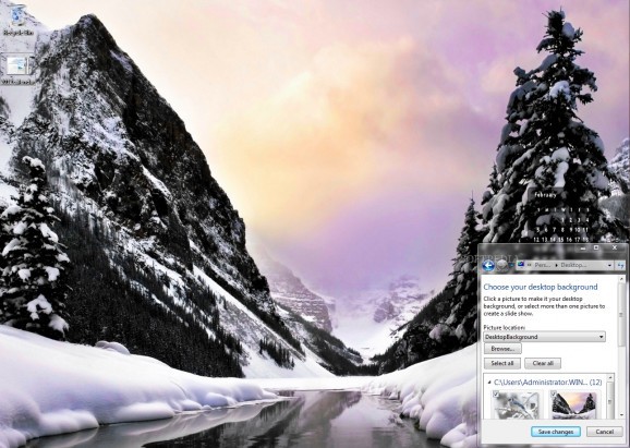 2012 Calendar Windows 7 Theme screenshot