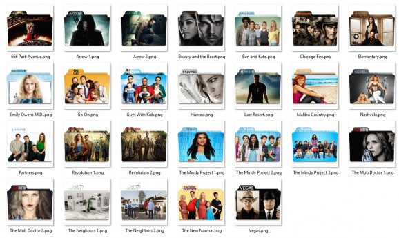 2012 Fall TV Series Folder Pack screenshot