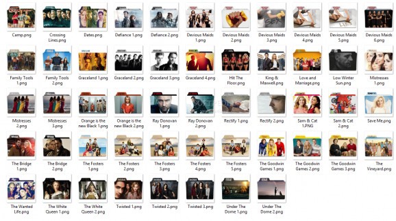 2013 Summer Season TV Series Folder Pack screenshot