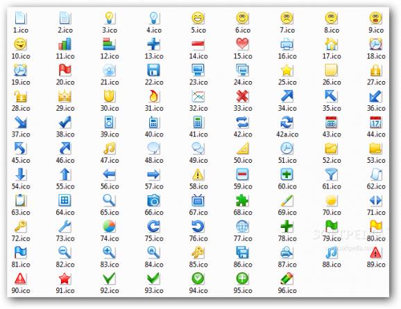 20x20 Free Toolbar Icons screenshot