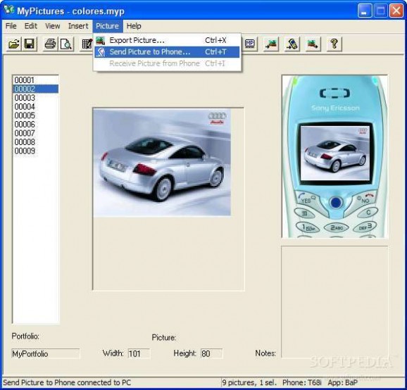 MyPictures for Sony Ericsson screenshot