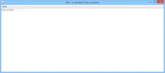 24hr to standard time converter screenshot