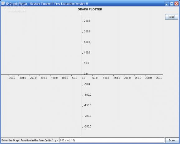 2D Graph Plotter screenshot