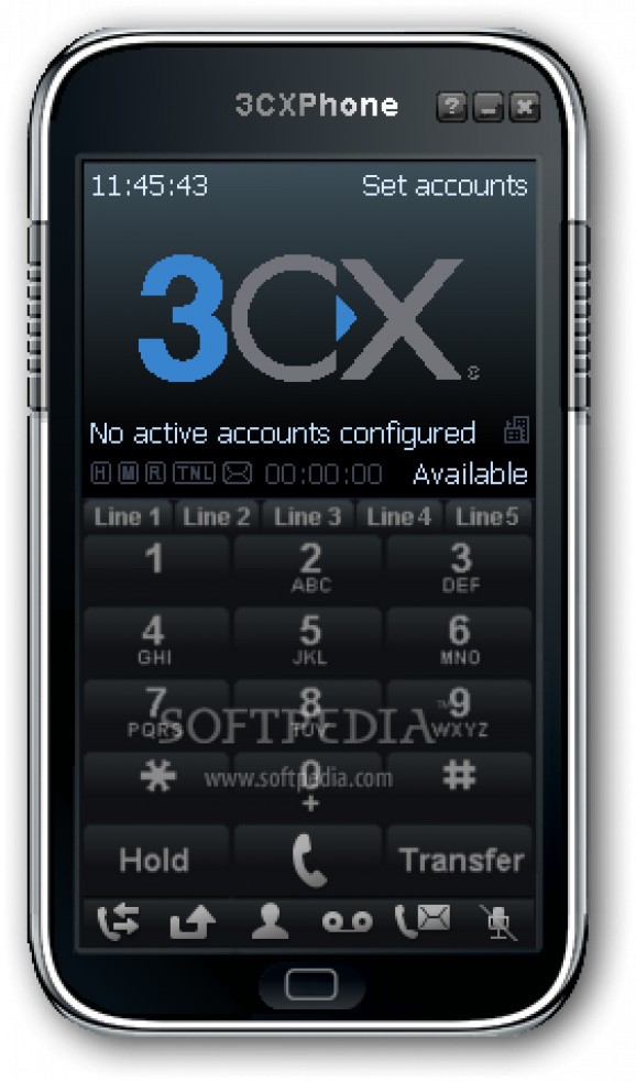 3CXPhone Softphone for Windows screenshot