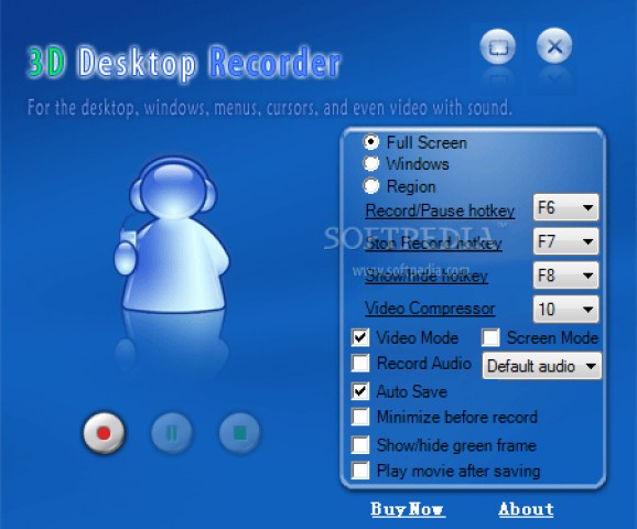 3D Desktop Recorder screenshot