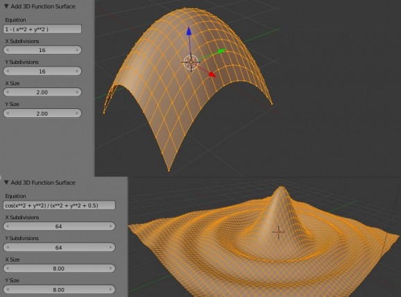 3D Function Surface screenshot