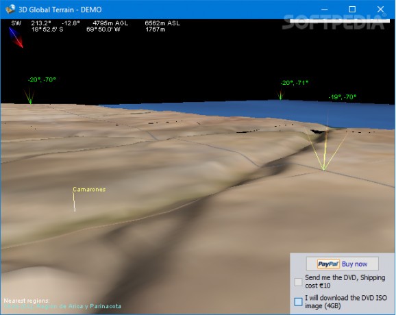 3D Global Terrain screenshot