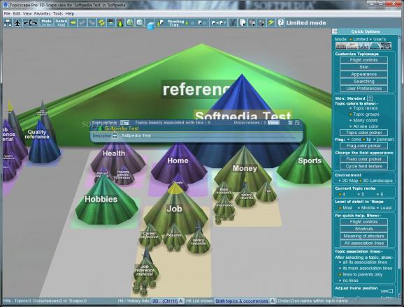 3D Topicscape Pro screenshot