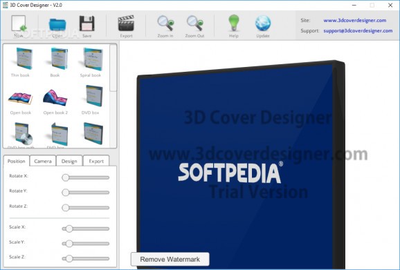3D Cover Designer screenshot