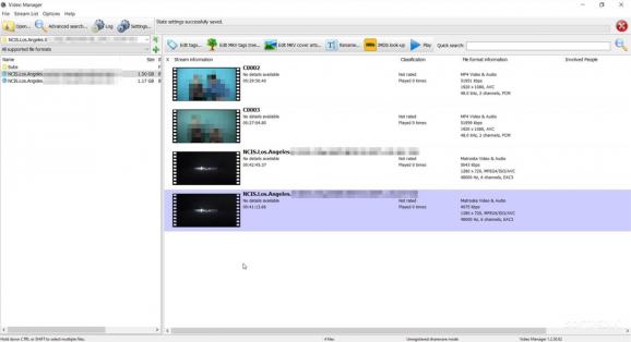 Video Manager screenshot