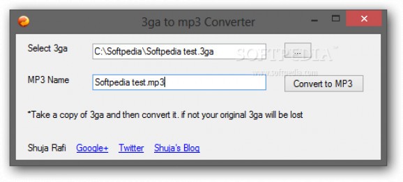 3ga to mp3 Converter screenshot