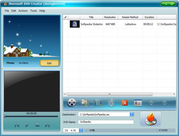3herosoft DVD Maker Suite screenshot