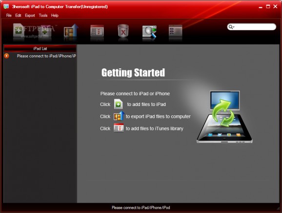3herosoft iPad to Computer Transfer screenshot