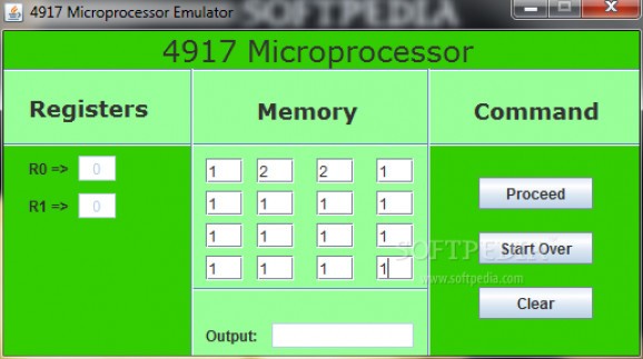 4917 Microprocessor Emulator screenshot