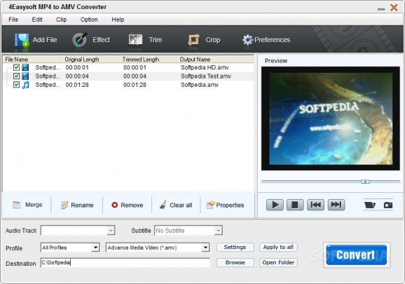 4Easysoft MP4 to AMV Converter screenshot